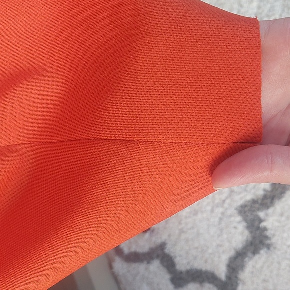 Knitmakers Vintage Orange Dress with Matching Suit Jacket size Medium - Picture 9 of 13